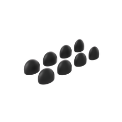 Loop Dream™ Foam-Silicone Ear Tips - Black (Mixed Sizes)